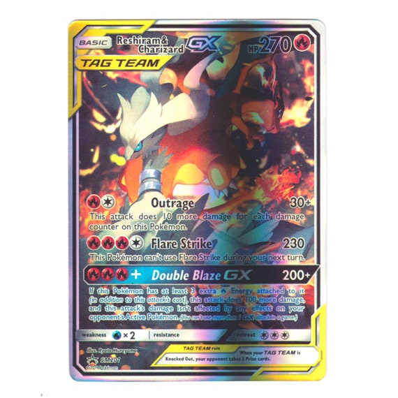 Reshiram & Charizard GX - Sun & Moon Promos Pokémon card SM201