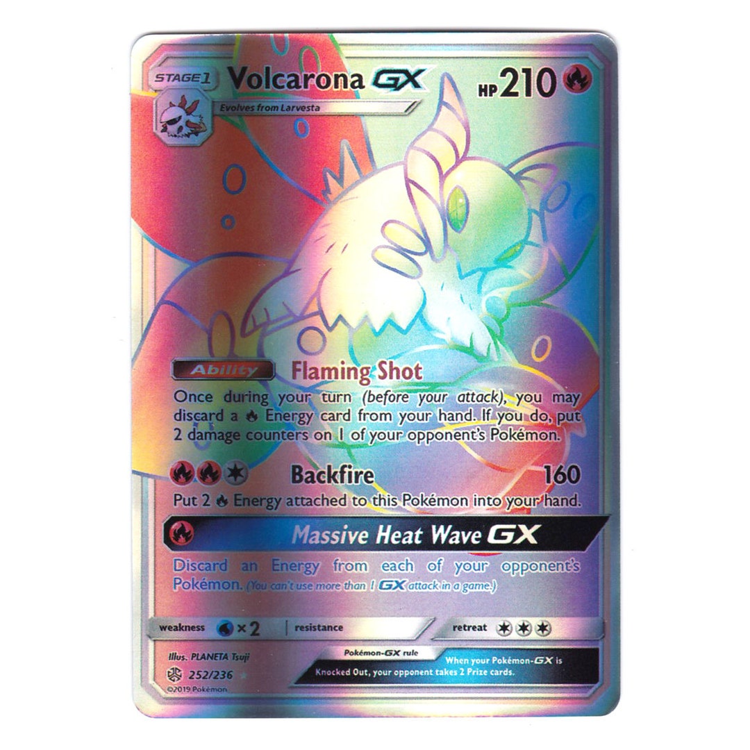 Volcarona GX (secret) Holo SM Cosmic Eclipse 252/236 (custom | Proxy) - Etsy