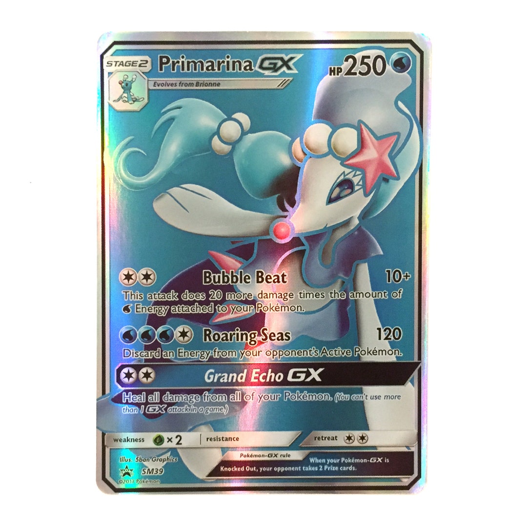 Primarina GX Holo SM Promos SM19 (custom | Proxy) - Etsy