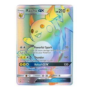 Raichu GX (Secret) Holo SM Shining Legends 75/73 (Custom | Proxy)