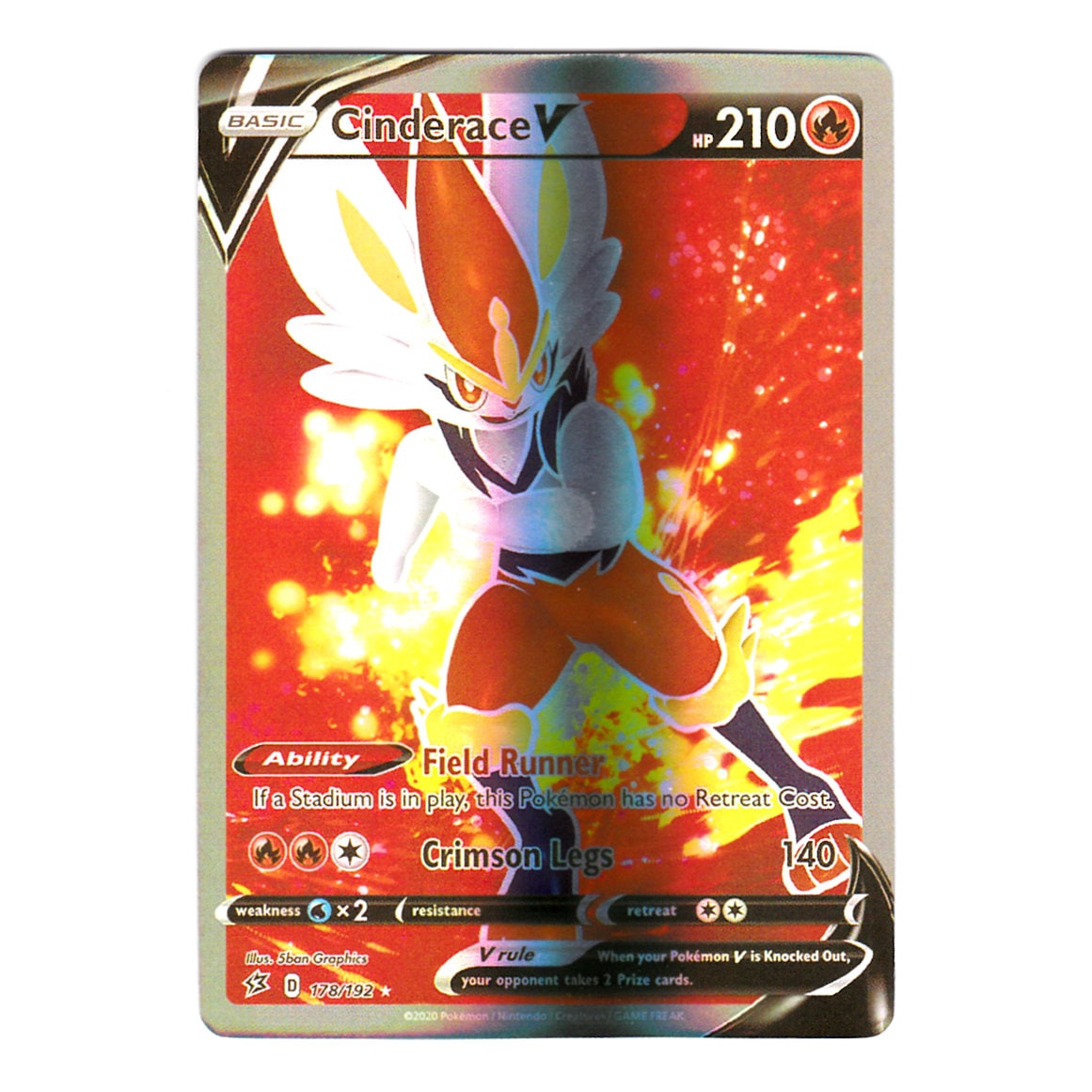 cinderace v pokemon card price Cinderace Ex (116/102) - Stellar Miracle (sv7) main image 1