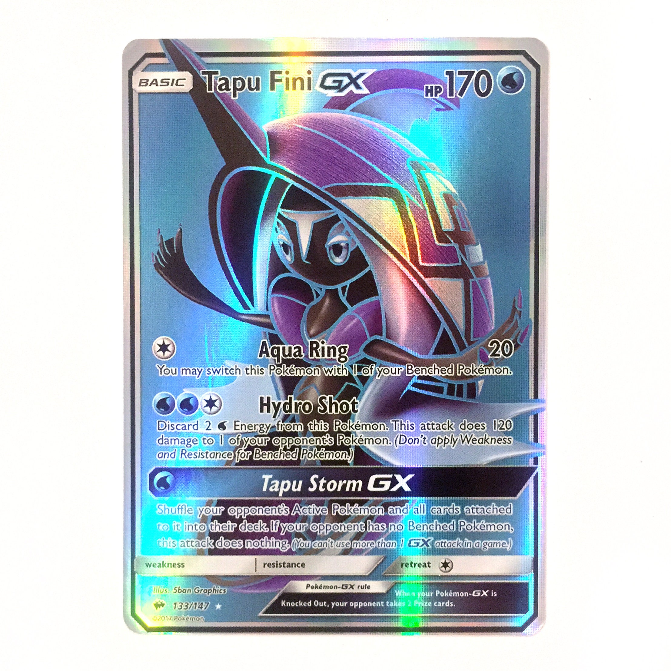 tapu fini pokemon card Amazon.com: Tapu Fini GX - 39/147 main image 1