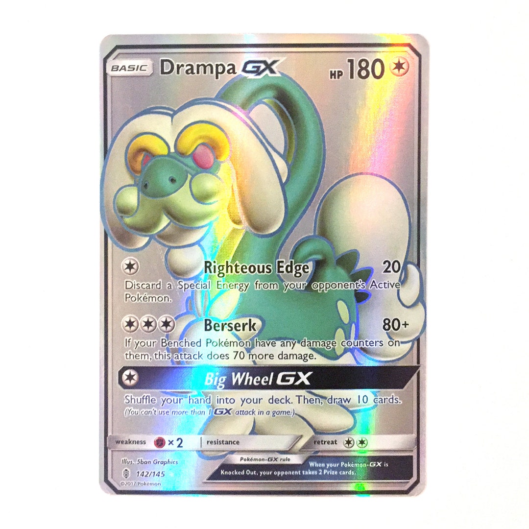 drampa pokemon card Amazon.com: Pokémon 1st/2nd Generation from 1999! Pack of 50 Cards  Guaranteed Holographics and first editions!! No more then 6 energy cards in  each lot unless requesting more! Product ID: 792759981470 : Toys & Games