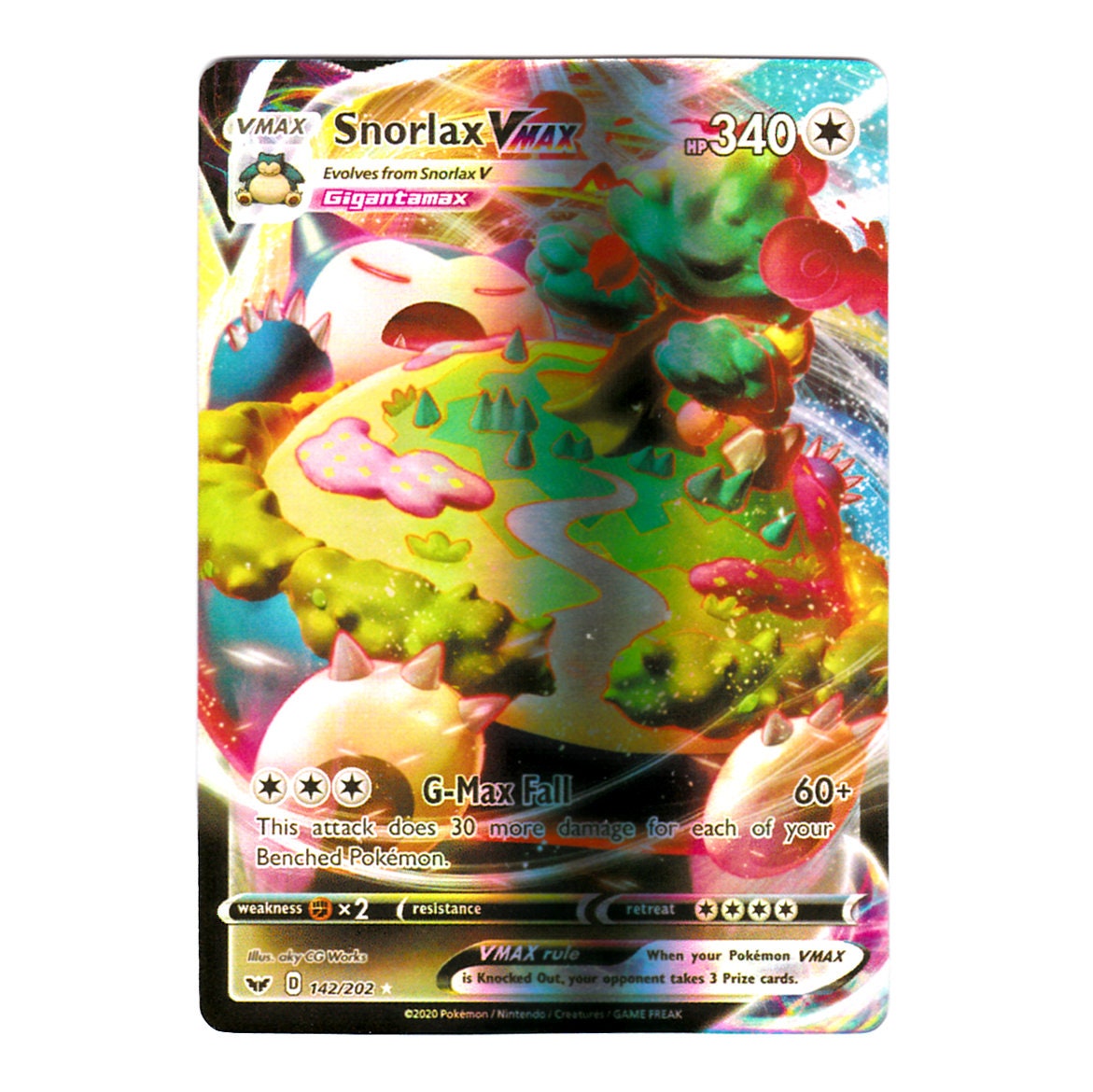 snorlax vmax pokemon card value - Sword & Shield #142 Price & ($15.76) When your Pokmon VMAX is Knocked Out Snorlax VMAX (Secret) - SWSH01: