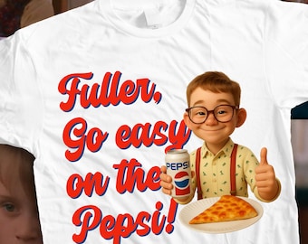 Diseño Fuller Go Easy on the Pepsi DTF / Home Alone Christmas PNG
