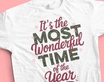 PNG navideño retro / Maravillosa época del año, manualidades navideñas (descarga digital)
