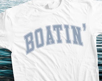 Boatin' Lake Life Shirt Graphic: Boat Crew PNG (Digital Download)