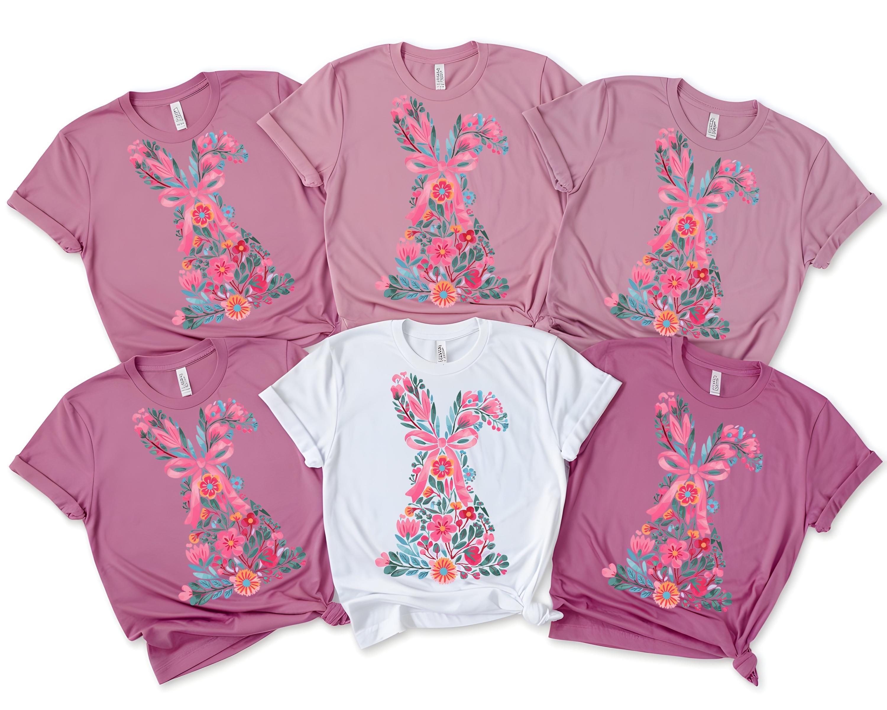 Floral Bunny Easter Digital Download | Spring Bunny PNG for Sublimation ...