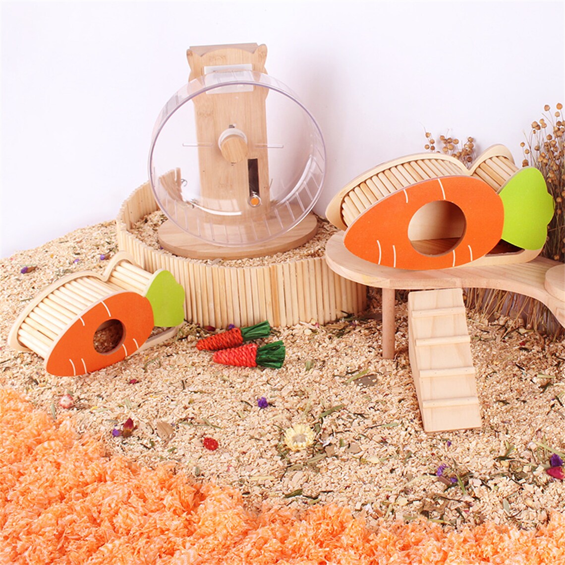Carrot Hamster Hideout Hamster Supplies Hamster Palyhouse Etsy