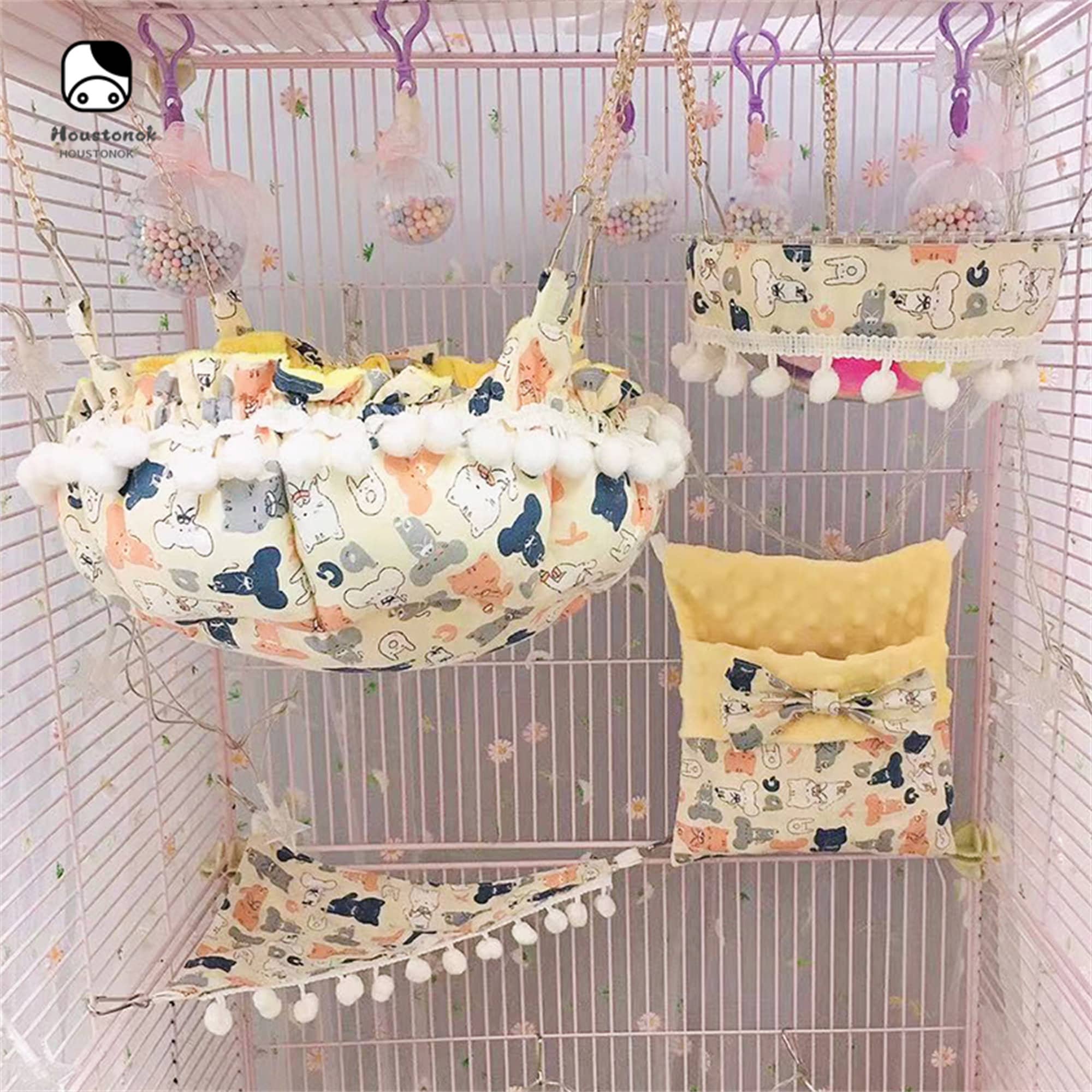 Hamster cage decoration Dry moss for small pets Natural moss Chew toys for  chinchilla Small animals toys
