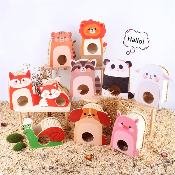 Hamster Hideout - Etsy - Hamster Playground Ideas With A Hamster Hideout