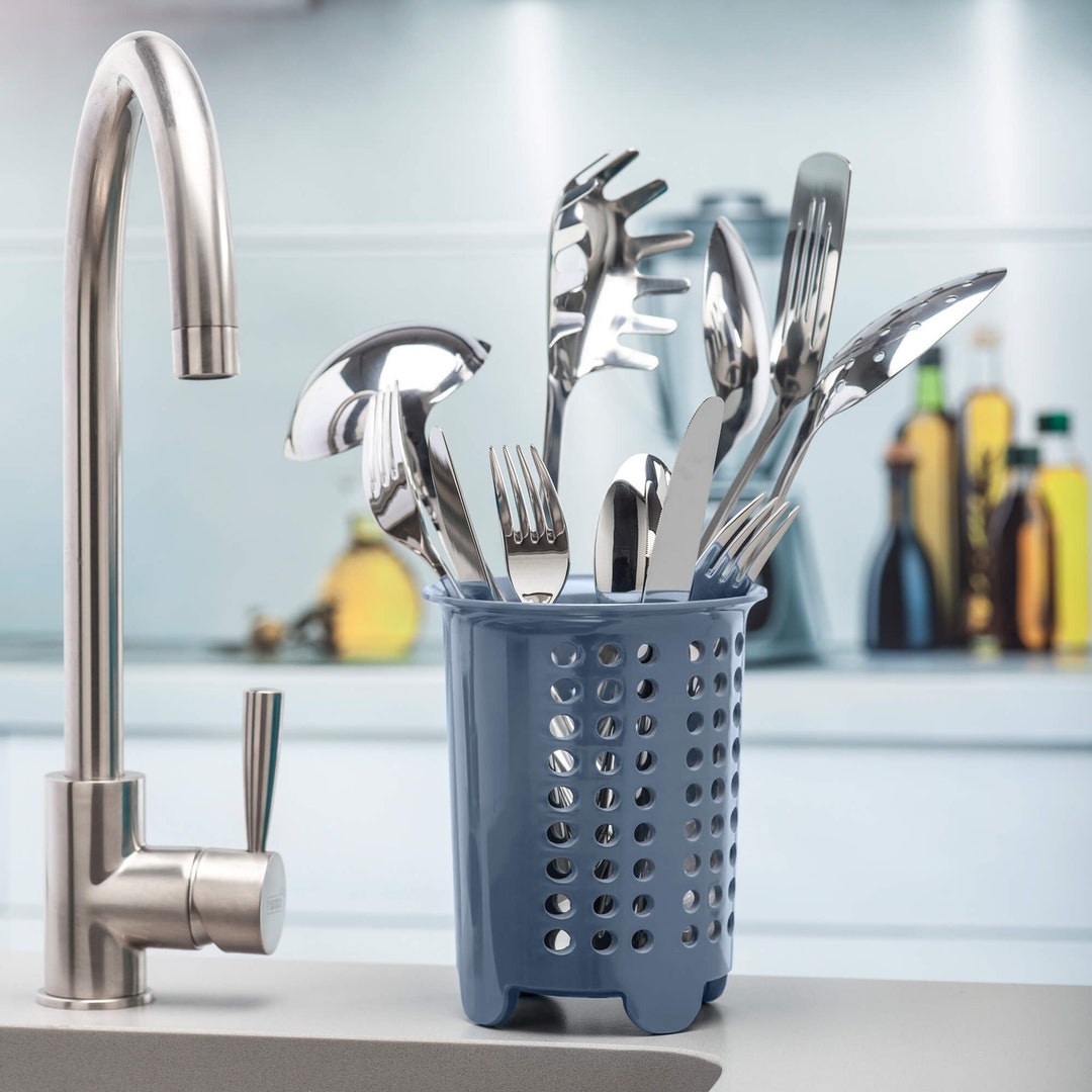 Zeal Premium Melamine Cutlery Drainer, Utensil Pot Etsy UK