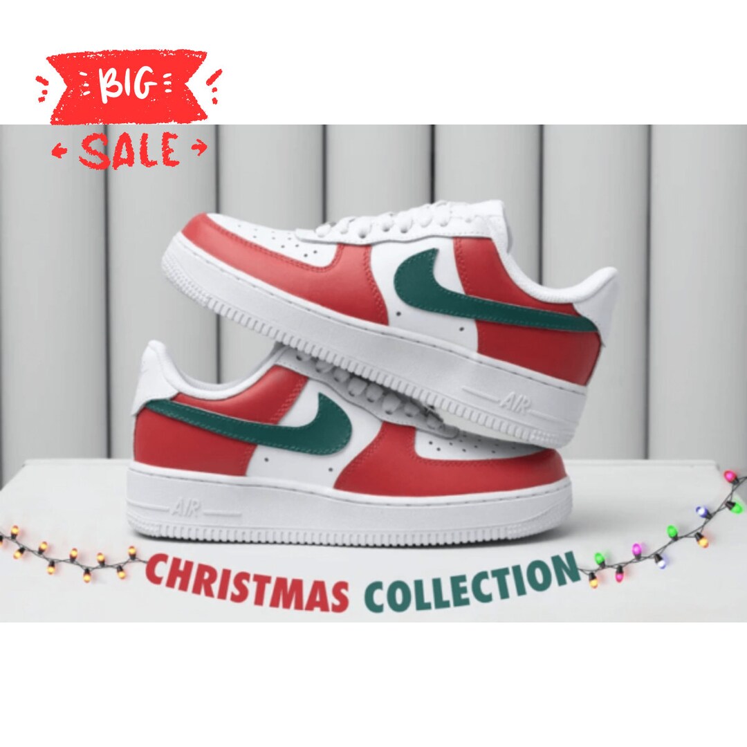 Christmas Air Force 1 Custom Etsy