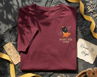 Hoist the Cone Pittsburgh Baseball Shirt, Embroidered Tee, Sweatshirt Hoodie, Gift with Name