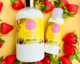 Banana Berry Aloe & Shea Nourishing Body Lotion with Vitamin E