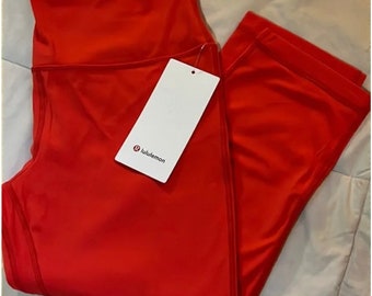 Sportliche Leggings - Rot - Lululemon Align HR 25” Hose - Handmade 1:1 Replica