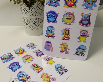 Monsters 2 Stickers /Colorful/ Stickers