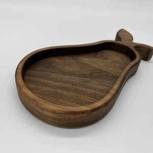 Arquivo digital svg, dfx, pdf para uma bandeja Cracker em forma de pêra para roteadores CNC