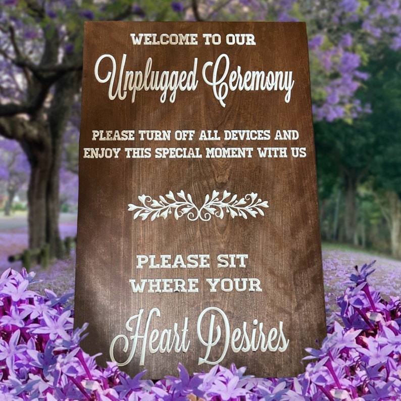 Wedding Sign Digital Svg, Dfx, Pdf Files Cnc Router or Laser Engraving ...