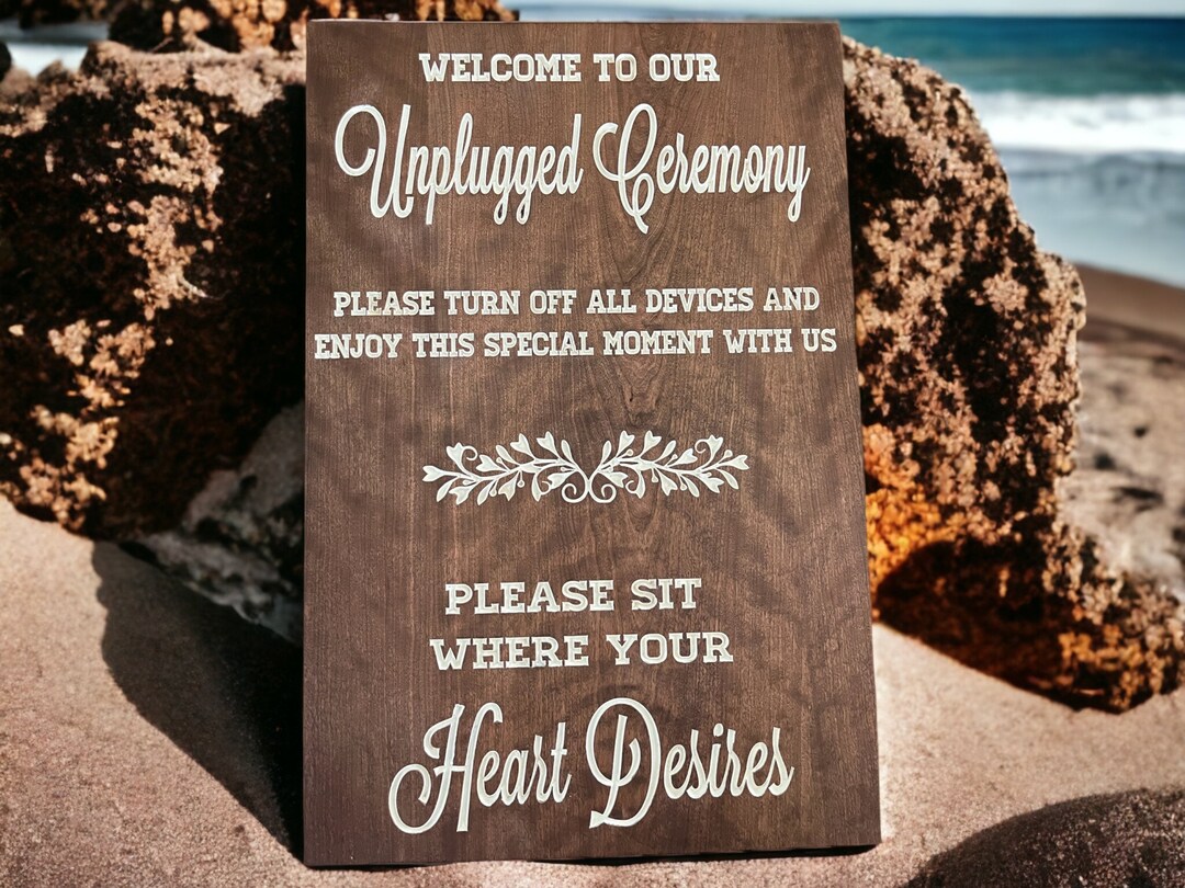 Wedding Sign Digital Svg, Dfx, Pdf Files Cnc Router or Laser Engraving ...