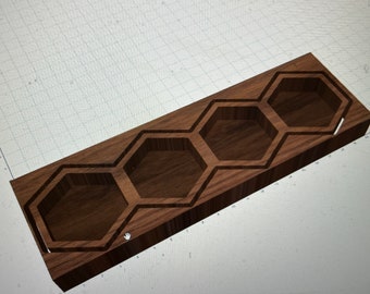 Digital svg, dfx, pdf file for a serving tray for CNC routers