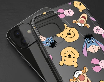 Funda para iPhone y Samsung de Winnie the Pooh, Eeyore, Tigger, Piglet y Disney