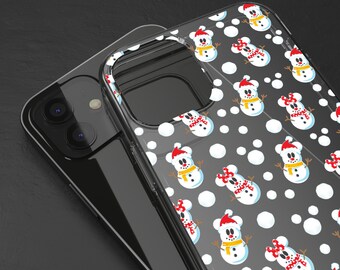 Disney Jul Snögubbe iPhone & Samsung Skal | Musse Pigg och Mimmi Pigg