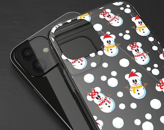 Disney Jul Snögubbe iPhone & Samsung Skal | Musse Pigg och Mimmi Pigg