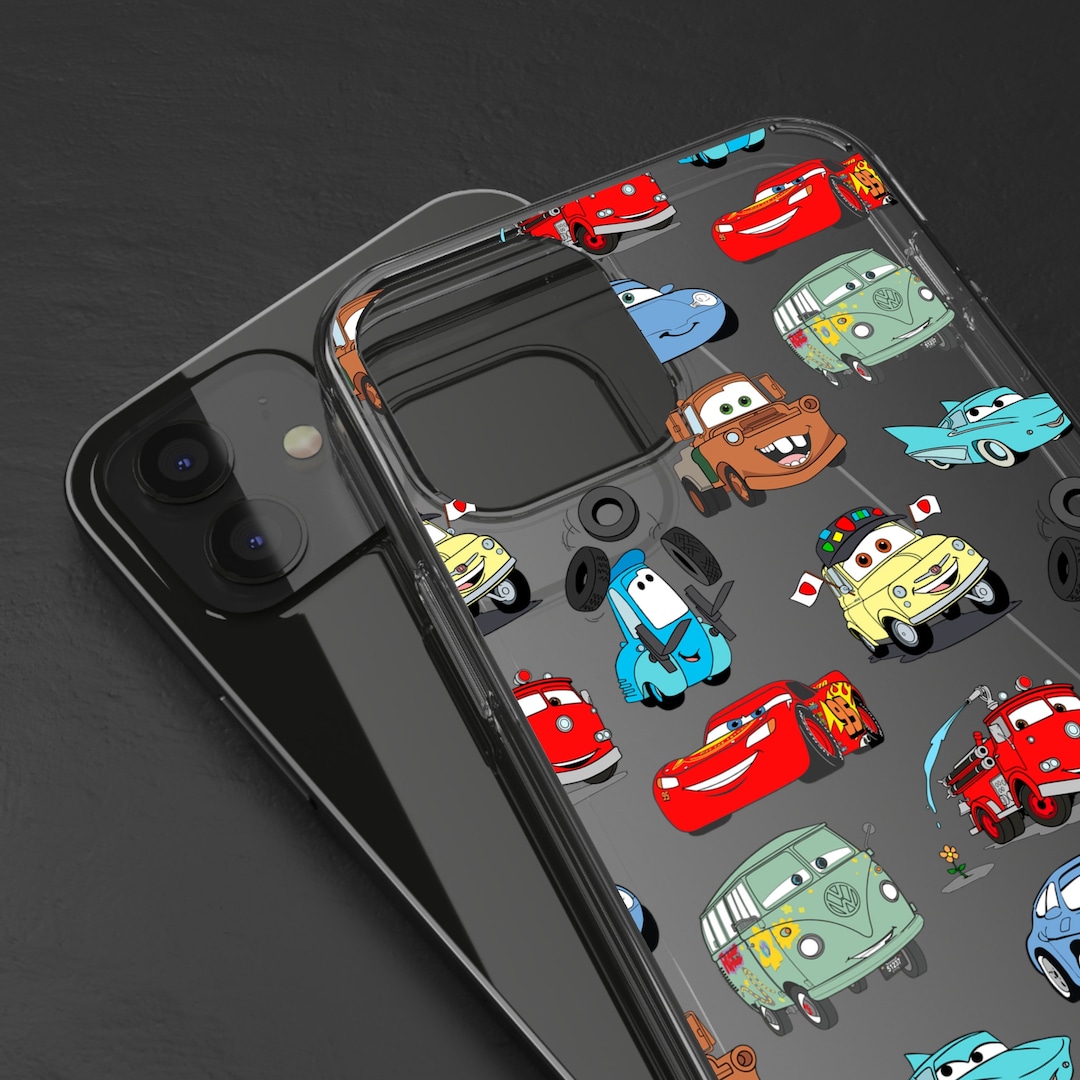 Disney Pixar Cars Car Cases For Iphone 11 Transparent Lightning