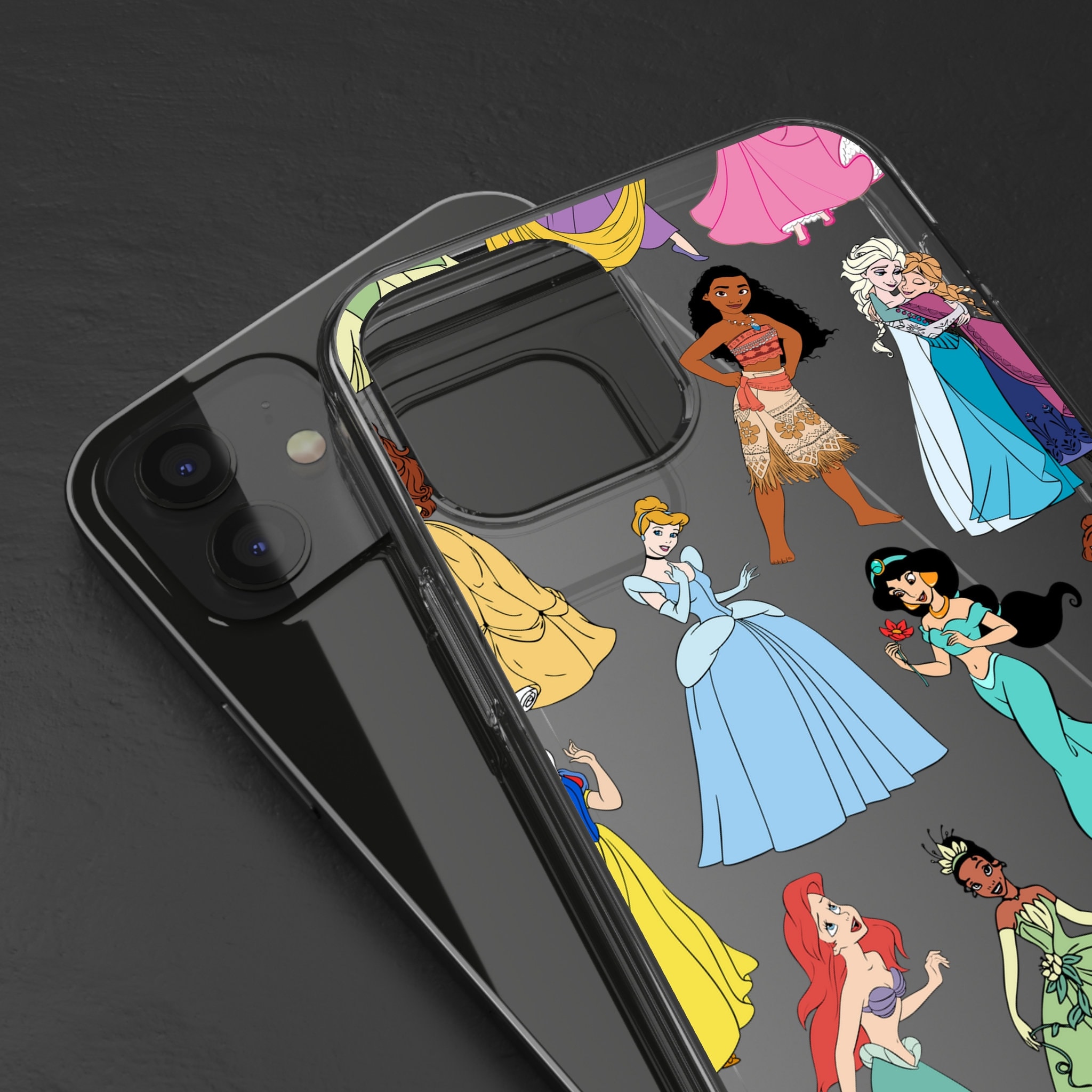 Disney Princess iPhone and Samsung Case | 17 | 16 | 15 | 14 | Frozen |  Tangled | Little Mermaid | Beauty and the Beast | Moana | Snow White - Etsy