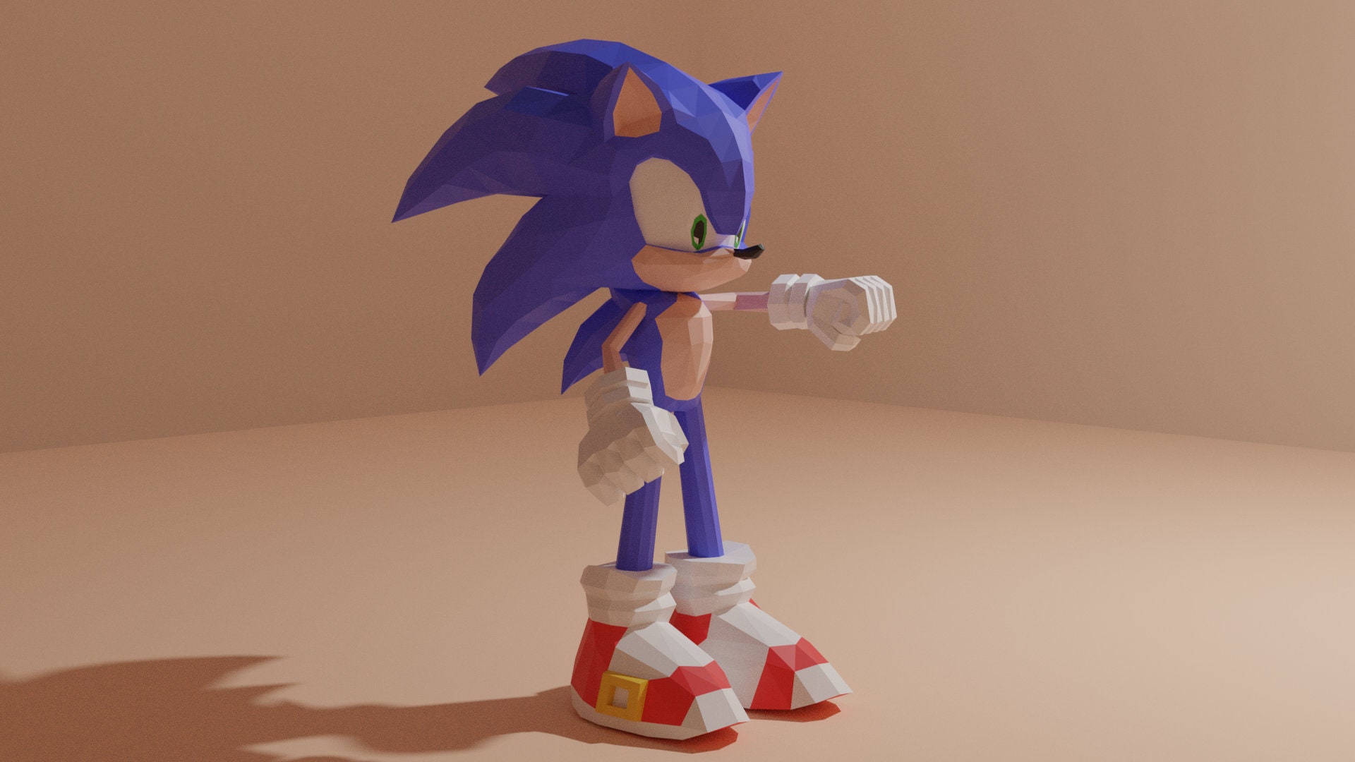 Sonic the Hedgehog-Sonic- 3D Poster 3DLenticular Effect-3 Images In One