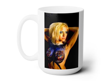 High Seas Heaven Mermaid Ceramic Mug by The Band Famous® 15oz