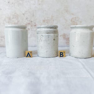 CHOICE Antique English Stoneware Marmalade Pot