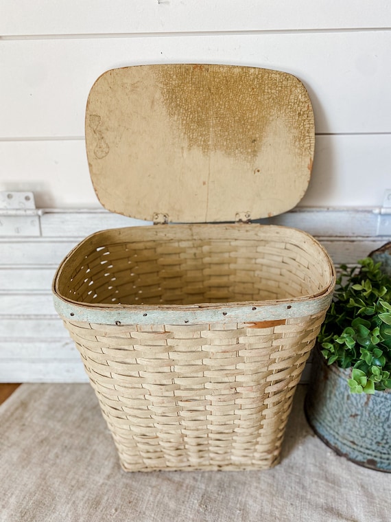 Wicker baby best sale hamper