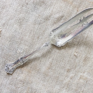 Antique Silver Plate Cake Fork by International Silver, c1904