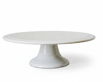 European Ironstone 14" Cake Stand, c1890