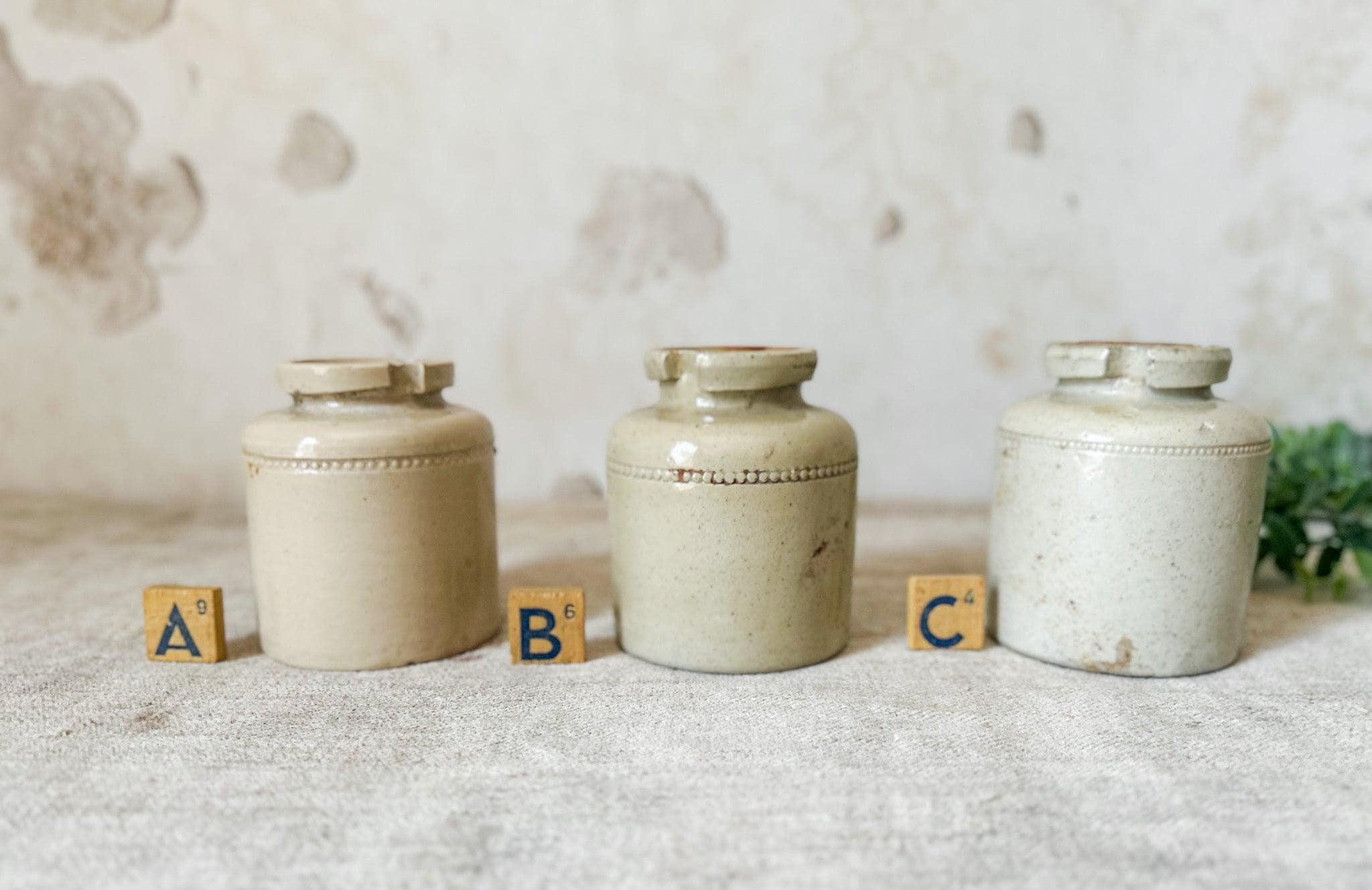 CHOICE アンティーク英国製ストーンウェア キャビアピクルス瓶 - Etsy 日本