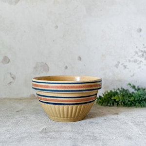 Antique 8&quot; Yellow Ware Mixing Bowl