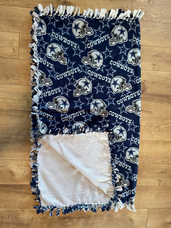 Dallas Cowboys Fleece Tie Blanket Etsy