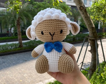 Amigurumi sheep, crochet sheep, handmade sheep toy, nursery toy for children. Adorable gift for your kids. Finished Product