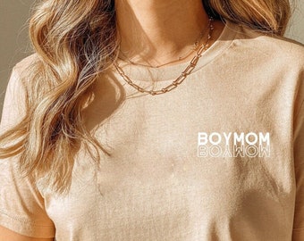 Boy Mom Shirt, Mom of Boys,Boy Mama, Cute Boy Mom Tee, Motherhood, Cool Mom, Minimalistic Mom Shirt