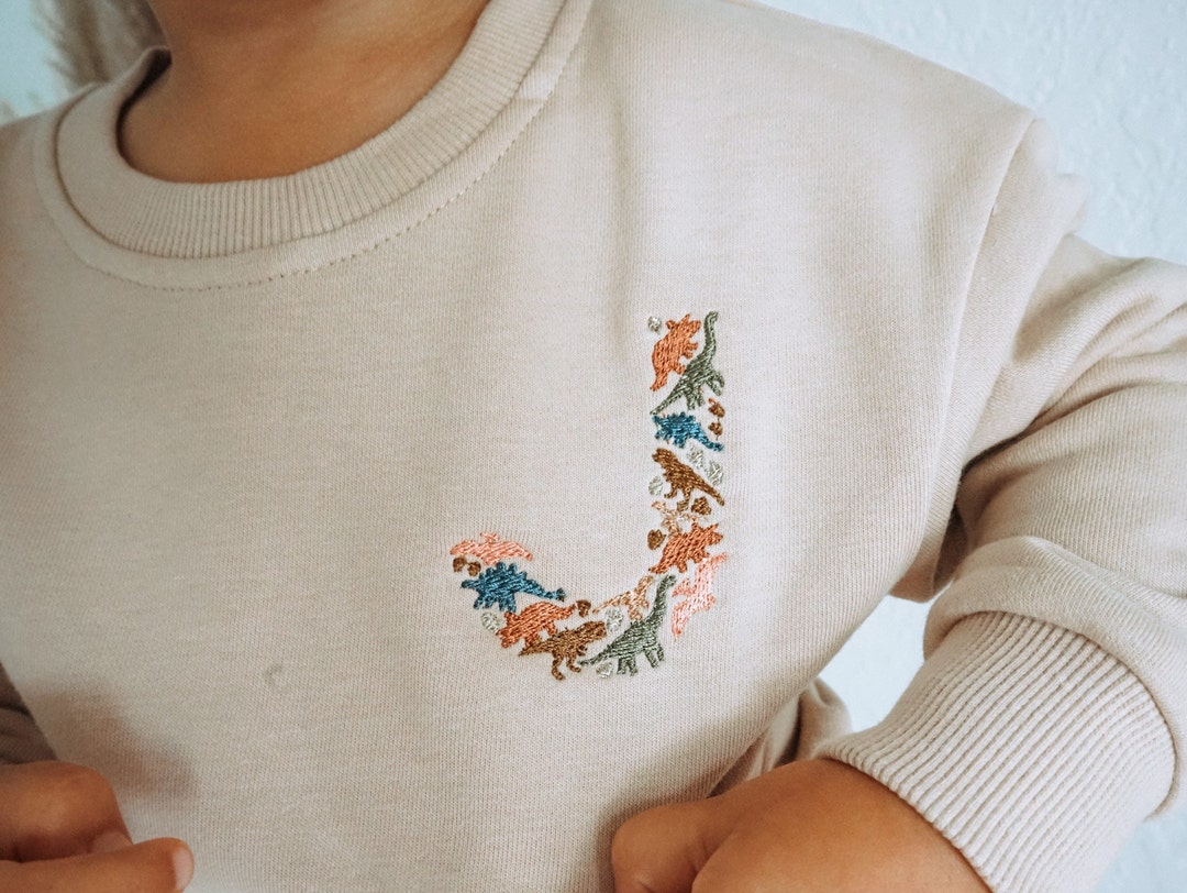 【I Need You Baby】Random Embroidery Sweat Custom Embroidered Toddler Sweatshirt, Toddler Neutral