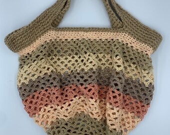 Bolsa de mercado con asa de yute