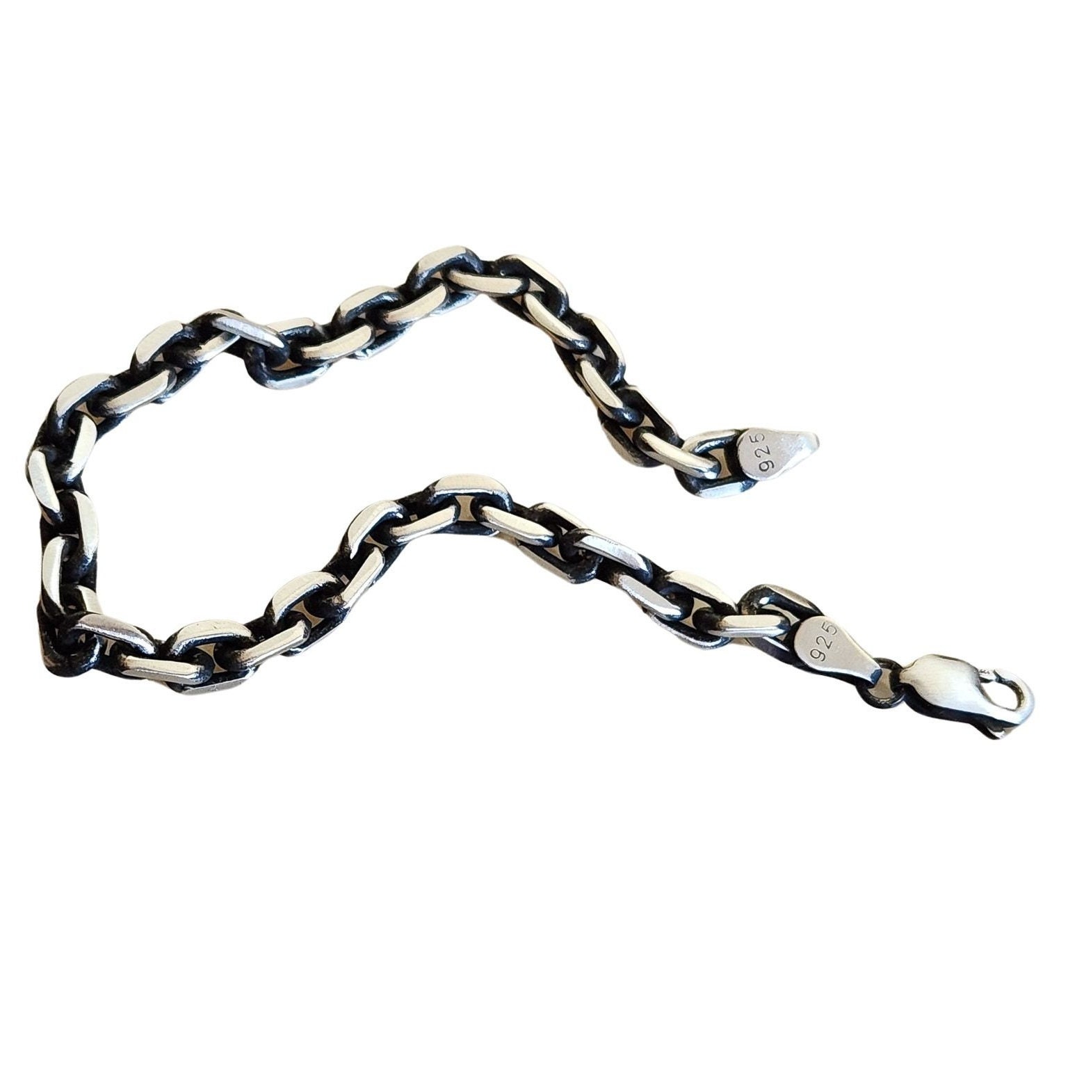 新品‼️OVY Silver Anchor Chain Bracelet Mサイズ - メルカリ
