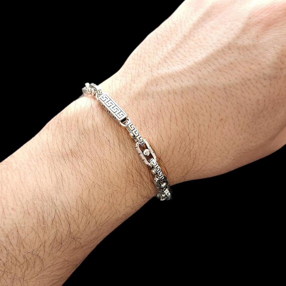 タ*カ様 【OVY 】Silver Anchor Chain Bracelet Anchor Chain Silver Bracelet - Pacific NW Boater TESTED