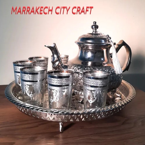 Moroccan Tea Set Etsy
