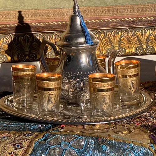 Moroccan Tea Set Etsy