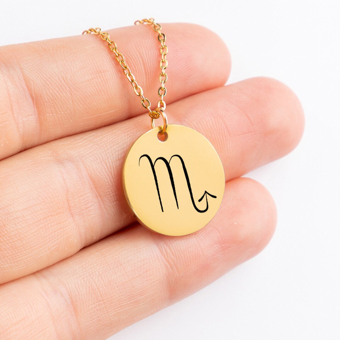 Scorpio Necklace Astrology Jewelry Gifts Zodiac Coquette Etsy
