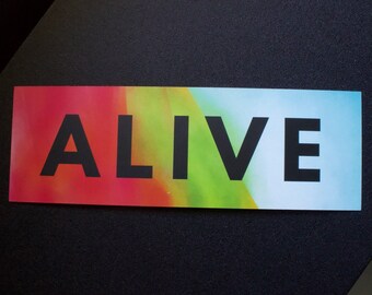 ALIVE | Paper Bookmark