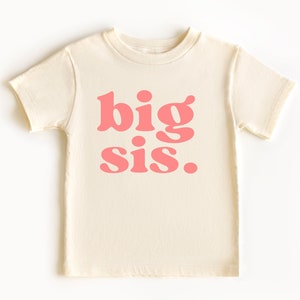 Big Sis Shirt, big sister, big sister shirt, pregnancy reveal, pregnancy announcement, girl shirts, pregnancy announcement, toddler shirt